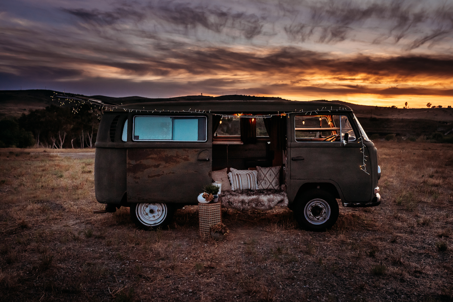 Family sunset
